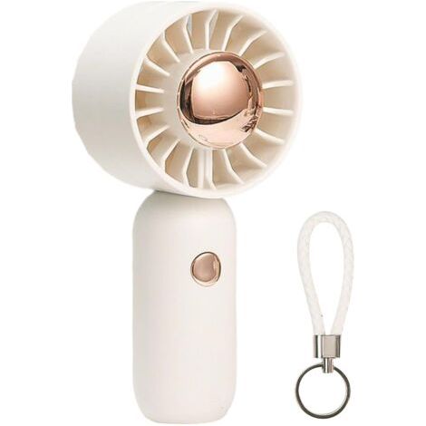 BUNTHAUS Ventilateur portable, mini appareil de refroidissement, 5,8 x 4,2 x 12,5 cm, petit gadget sans pales avec dragonne, circulateur d'air, idéal pour la maison, la chambre, les voyages, le campin (1/5)