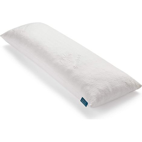 Oreiller de corps en flocons de mousse à mémoire de forme - pour dormir sur le côté - oreiller de grossesse - housse ultra douce à base de viscose de bambou (1/5)