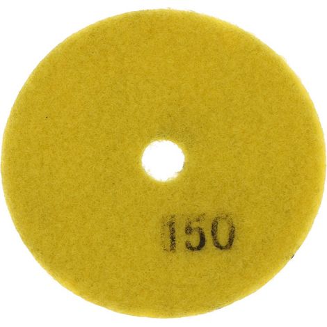 Tampons de polissage de résine de 4 pouces coupant l'épaisseur de disque abrasif grains 6mm 150 (1/5)