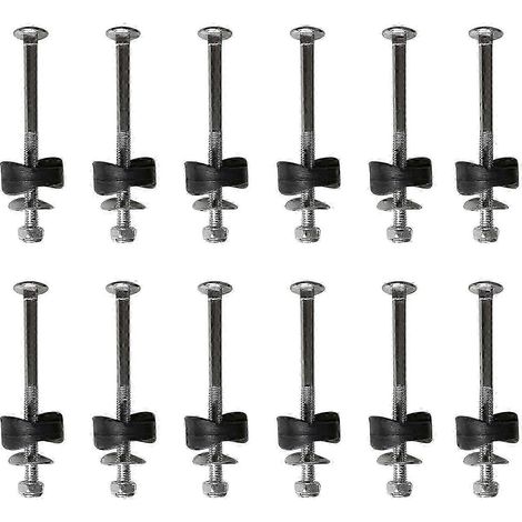 Kit de 12 vis de fixation en acier galvanisé pour trampoline - Accessoires de fixation pour trampoline (1/3)