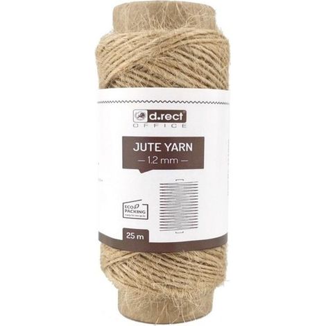 Spago di iuta 1,2 mm 25 m D.rettangolare