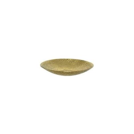 CIOTOLA TONDA ORO D.44,5CM H.6,5CM