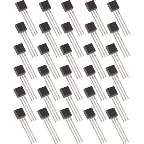 Capteur à Effet Hall Bipolaire, Hall Effect Sensor, Capteur Hall 3 Broches, 30pcs 49E TO-92 Capteurs à Effet Hall Linéaire 3 Broches pour réparation de moteur de véhicule électrique