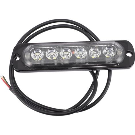 Mikinona Lampe Stroboscopique LED Ultra Fine 6 pour Feux de (1/5)