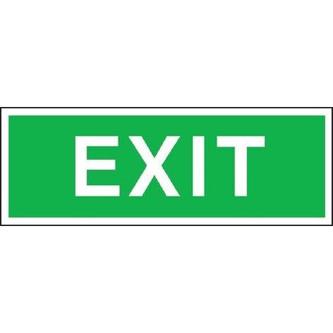 Panneau Alu EXIT 300x105 mm (1/2)