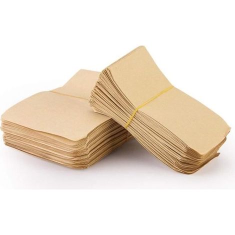 Lot de 100 Pochette Kraft Graines Sachet Sac Mini Enveloppe en Kraft Vintage Papier pour Semences Graines Bonbon Bijoux 6x10CM (1/3)