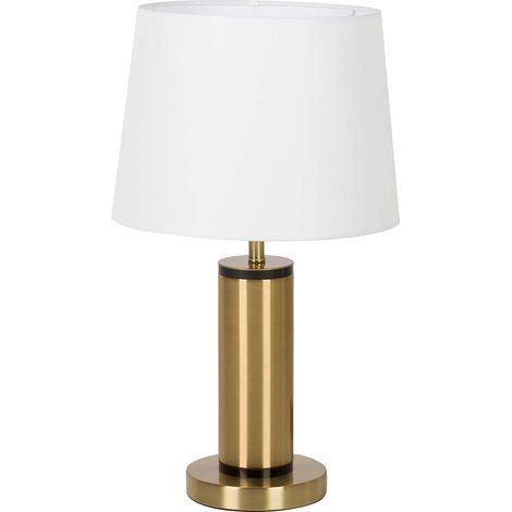 Goldene Metall-Tischlampe 30X30X52 cm (1/5)