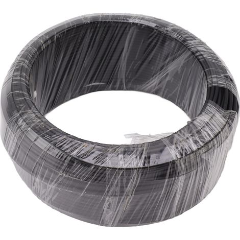 Fil de fer aluminium 500g noir 4,0mm pour entraînement bonsaï, art topiaire jardin (1/5)