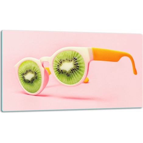 Tagliere in vetro 52x30 kiwi (1/5)