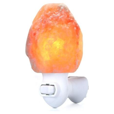 Veilleuse-15W Lampe à Sel Himalaya en Cristal Naturelle 400g [Classe énergétique A+] (1/5)
