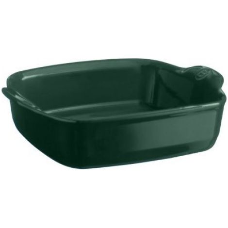 Plat à gratin Ultime carré vert cèdre 28 x 23cm - (1/4)