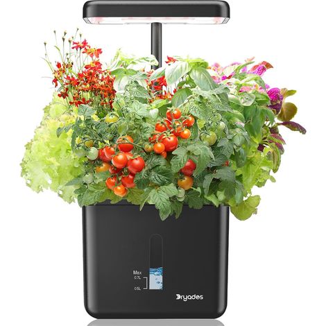 Indoor Garden Growing Systems, Smart Gardening System with 17W LED Grow Light, Automatic Timer, Gifts for Mom, Women, Vegetable Pot (1/5)