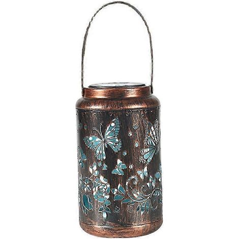 Lampe extérieure solaire, lampe creuse, lampe de cour, veilleuse décorative. (1/5)