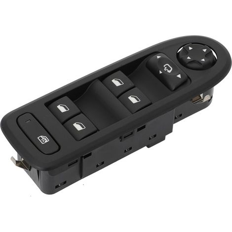 96666289ZE Bouton de commande de lève-vitre électrique haut de gamme, compatible avec les modèles haut de gamme Peugeot 408, commande la montée et la descente des vitres électriques, facile à utiliser