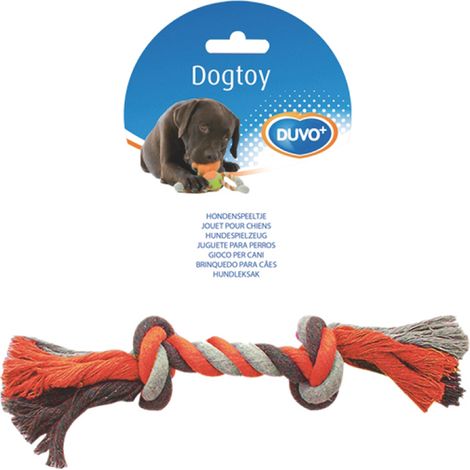 DUVO + 4705013 Dog Tug Toy Rope with Knot