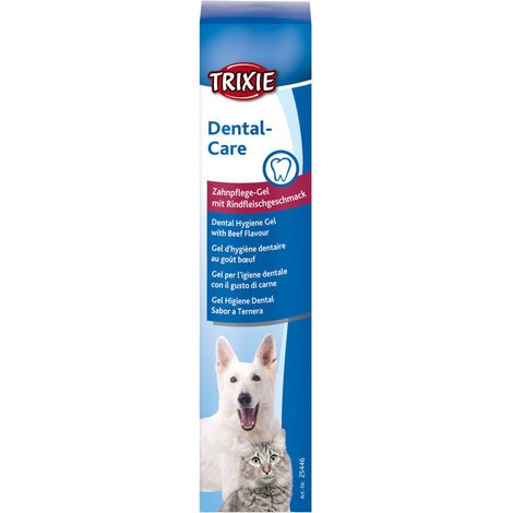 Gel d'hygiène dentaire et gingivale au goût de bœuf pour chiens et chats 100 g (1/2)