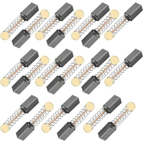 20 Paires Balais de Charbon 5 5 13mm pour Scie Circulaire Perceuse Rotative Dépoussiéreur Moto Outil Électrique Moteur Électrique Accessoires de Remplacement (1/4)