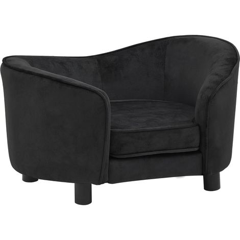 Sofá para perros negro 69 cm felpa negro 020000203 (1/5)