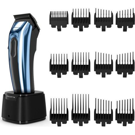 Rowenta TN1551E0 Barber Experience Tagliacapelli Barba/Capelli Nero/Blu (1/5)
