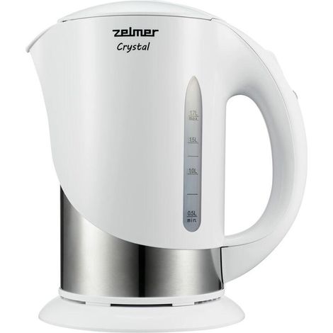 Zelmer ZCK7630W bollitore elettrico bianco grigio argento