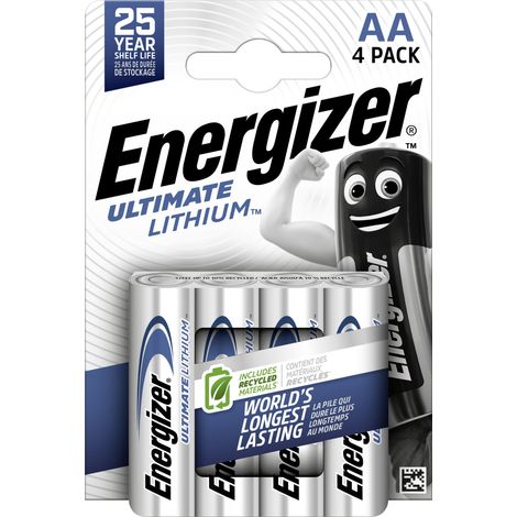 Energizer Ultimate FR6 Mignon (AA)-Batterie Lithium 3000 mAh 1.5 V 4 St. (1/2)