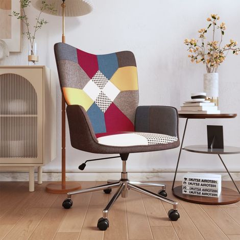 Chaise de relaxation Fauteuil relax - Patchwork Tissu BonneVie-89041 (1/5)