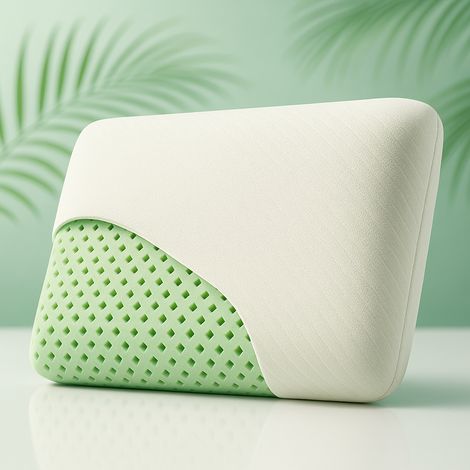 Jabón verde perforado Taris Pillow (1/5)