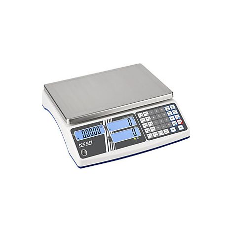 Báscula de conteo Kern cib 30k-3 capacidad 30kg memoria 50 peso (1/5)