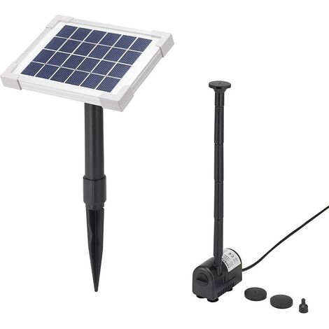 [NEUWERTIG] B-Ware Renkforce 1007584 Solar Pumpenset 170 L/H Teichpumpe Pumpe Wasserpumpe