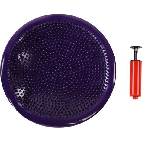 Tabouret de yoga épais et violet, tapis de récupération pour les chevilles, tapis d'équilibre, coussin de massage de yoga, réparateur de chevilles (1/4)
