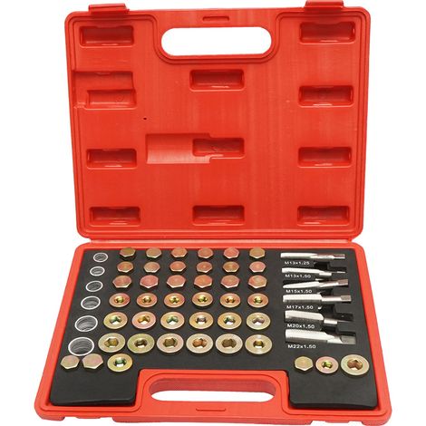 Kit per riparazione filetti tappo coppa olio – 120 pezzi Breckner Germany