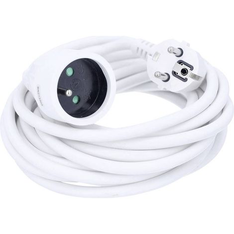 AS Schwabe 850511 alimentation Rallonge 16 A blanc 5 m H05VV-F 3G 1,5 mm² (1/3)