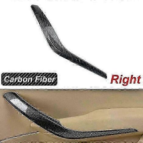 Convient pour BMW X1 E84 2010-2016 - Cache de poignée de porte intérieure - Poignées de porte intérieures en fibre de carbone - Côté droit (1/4)