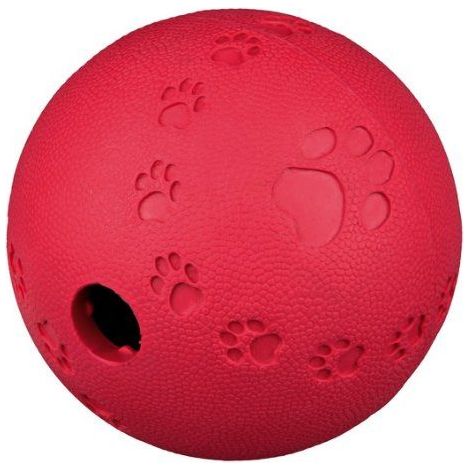 TRIXIE DOG ACTIVITY SNACK BALLE DISTRIBUTEUR CROQUETTES ET FRIANDISES POUR CHIEN Ø 7 CM 34941 (1/5)