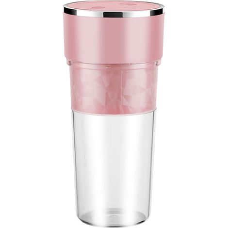 Bol mélangeur portable pour smoothies et milkshakes, mixeur à fruits et légumes, mini-bol mélangeur rechargeable USB, lavable, capacité 400 ml. (1/5)