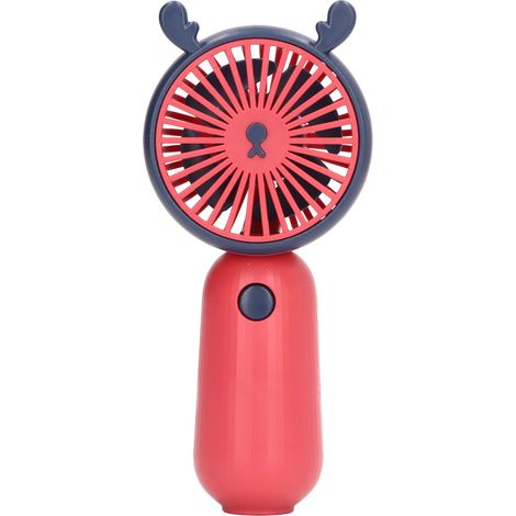 Ventilateur électrique portable (rouge), adapté à une utilisation intérieure et extérieure (1/5)