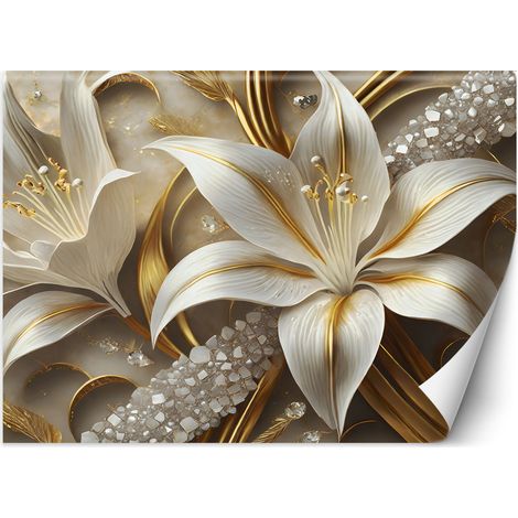 Papier peint Lys en or 400x280 (1/5)