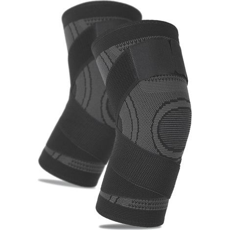 Genouillères de Soutien et Protection - Pour Course, Basketball et Volleyball - Taille XL (80-95 kg) - 1 Paire (1/5)