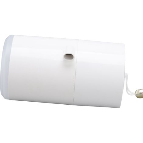 Pompe à air électrique USB rechargeable avec 4 éclairages LED pour camping et plein air - Blanc (1/5)