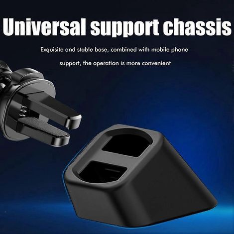 Tragbare universelle Halterung für Auto-Handy-Navigationssystem mit Lüftungsschlitzclip für Armaturenbrett und Ladefläche (1/5)