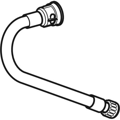Geberit Spülschlauch für Urinal, lang, 242.195.00.1 (1/3)