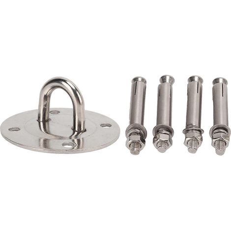 Kit de suspension de plafond en acier inoxydable avec crochet et support d'ancrage pour hamac de yoga (1/5)