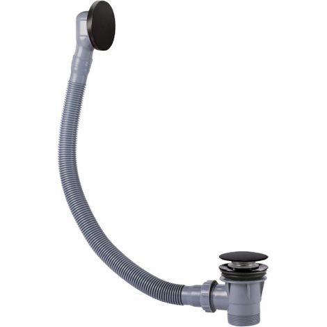 Bonde de vidage clic-clac pour baignoire Noir Mat - TRES 03453420NM (1/2)