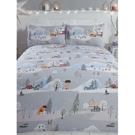 Parure de lit de Noël Winter Town (1/5)
