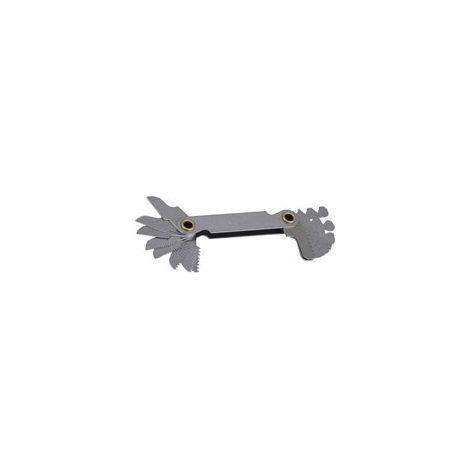 Metrische Messinstrumente, Schrauben, Gewindestopfen und Messwerkzeuge aus Edelstahl, 20-teilige Packung (60° metrisch) - Crezuo