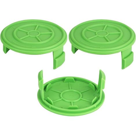 Greenworks 29187 Capuchons de bobine de fil pour coupe-bordure Greenworks 40 V G40LT G40LTK2 G40LTK2x 2101507 2101507UA 2101507UC - Couvercle de bobine de rechange (3 capuchons de bobine) (1/5)