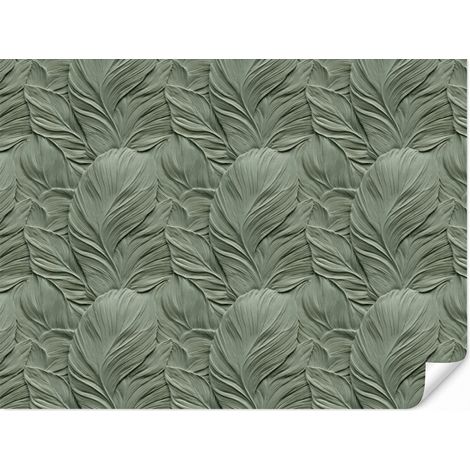 Carta da Parati Foglie - Texture - Verde 400x300 cm