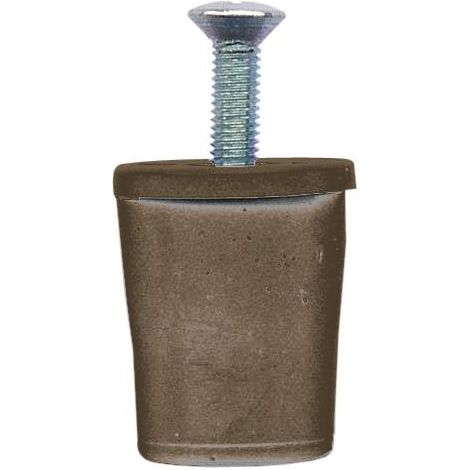 TAPPO D'ARRESTO PER TAPPARELLA PVC 30 MARRONE "1024"