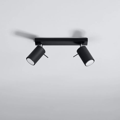 Regleta Vinivi negro, 2 luces (1/4)
