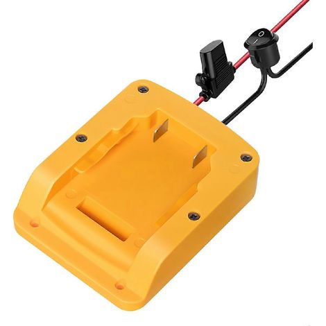Adaptateur DIY pour batterie au lithium 18V/20V avec fusible, câble 12AWG, compatible DCB206 (1/5)